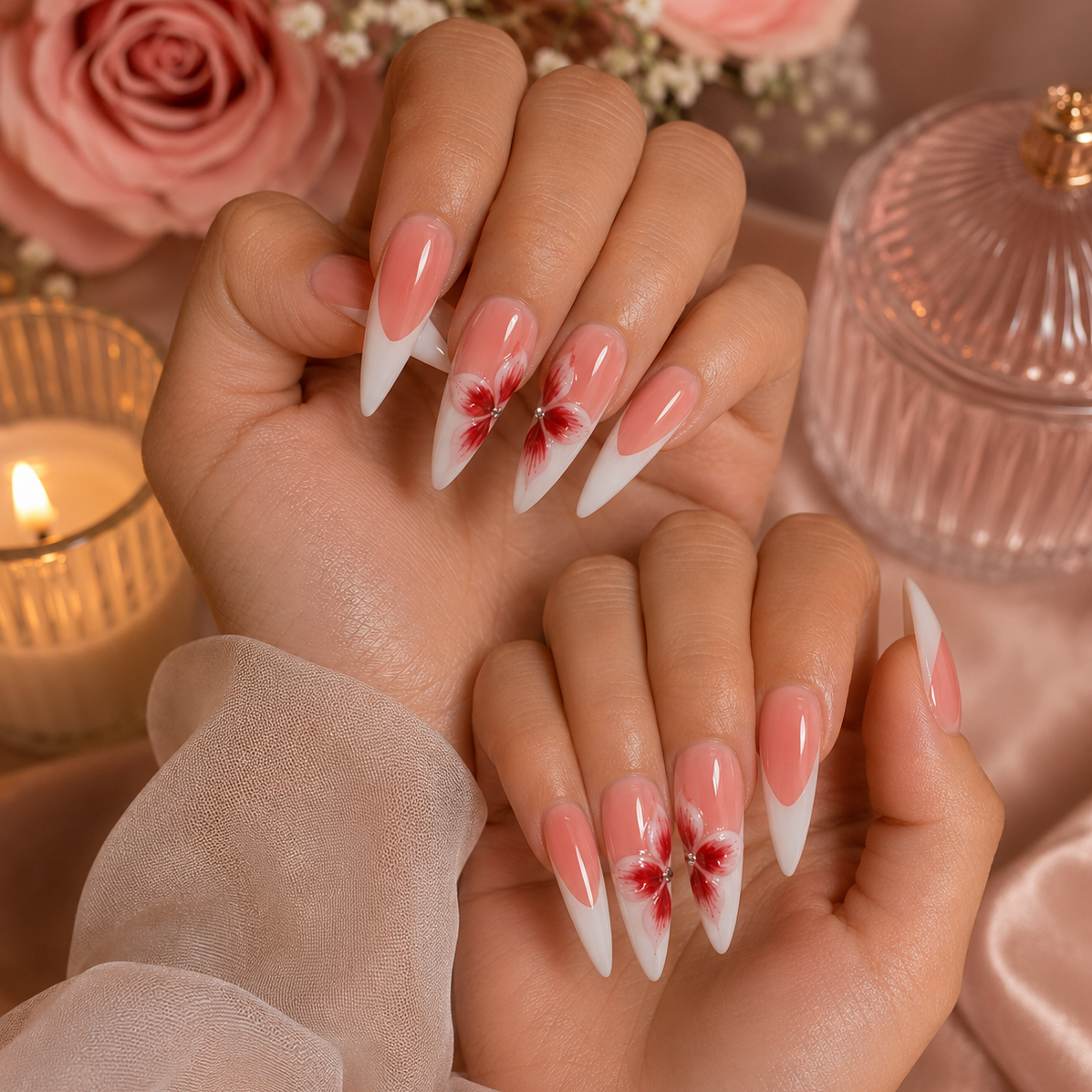 PINK FRENCH FLORAL