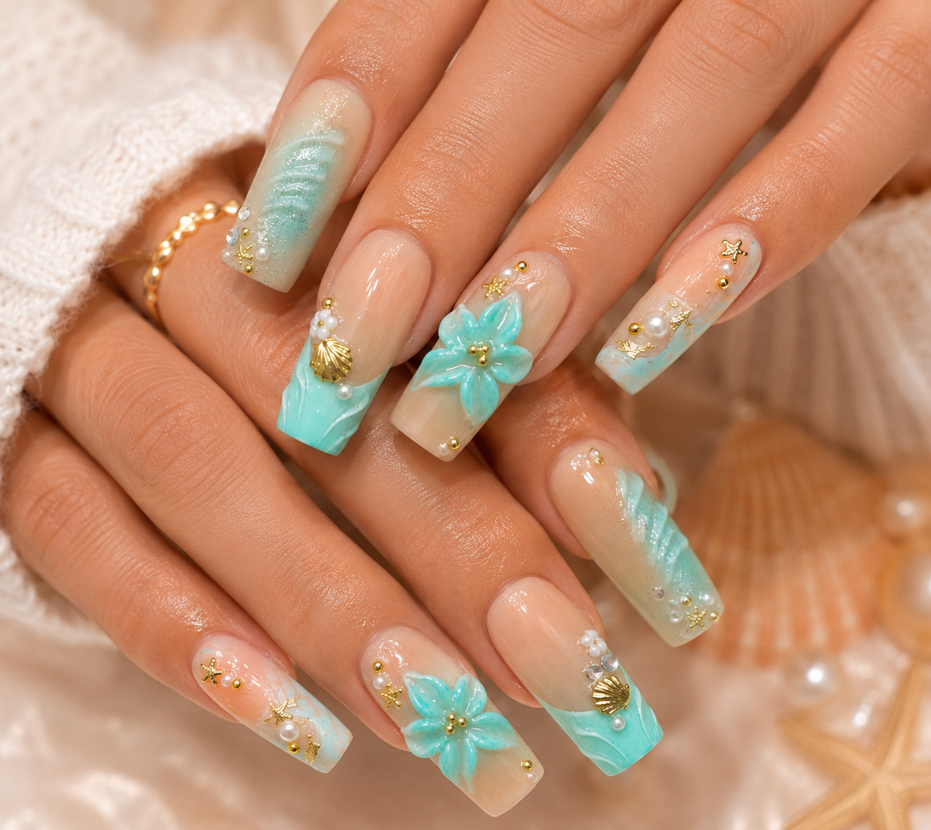 OCEAN STARFISH SHELL
