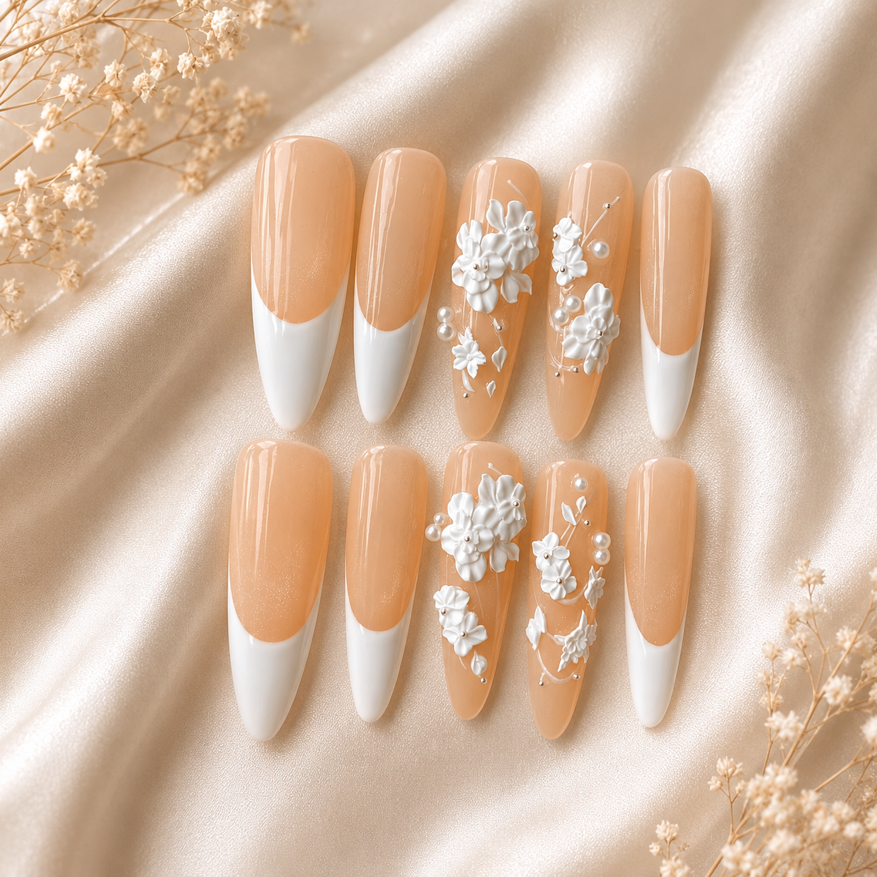 IVORY BLOSSOM VEIL