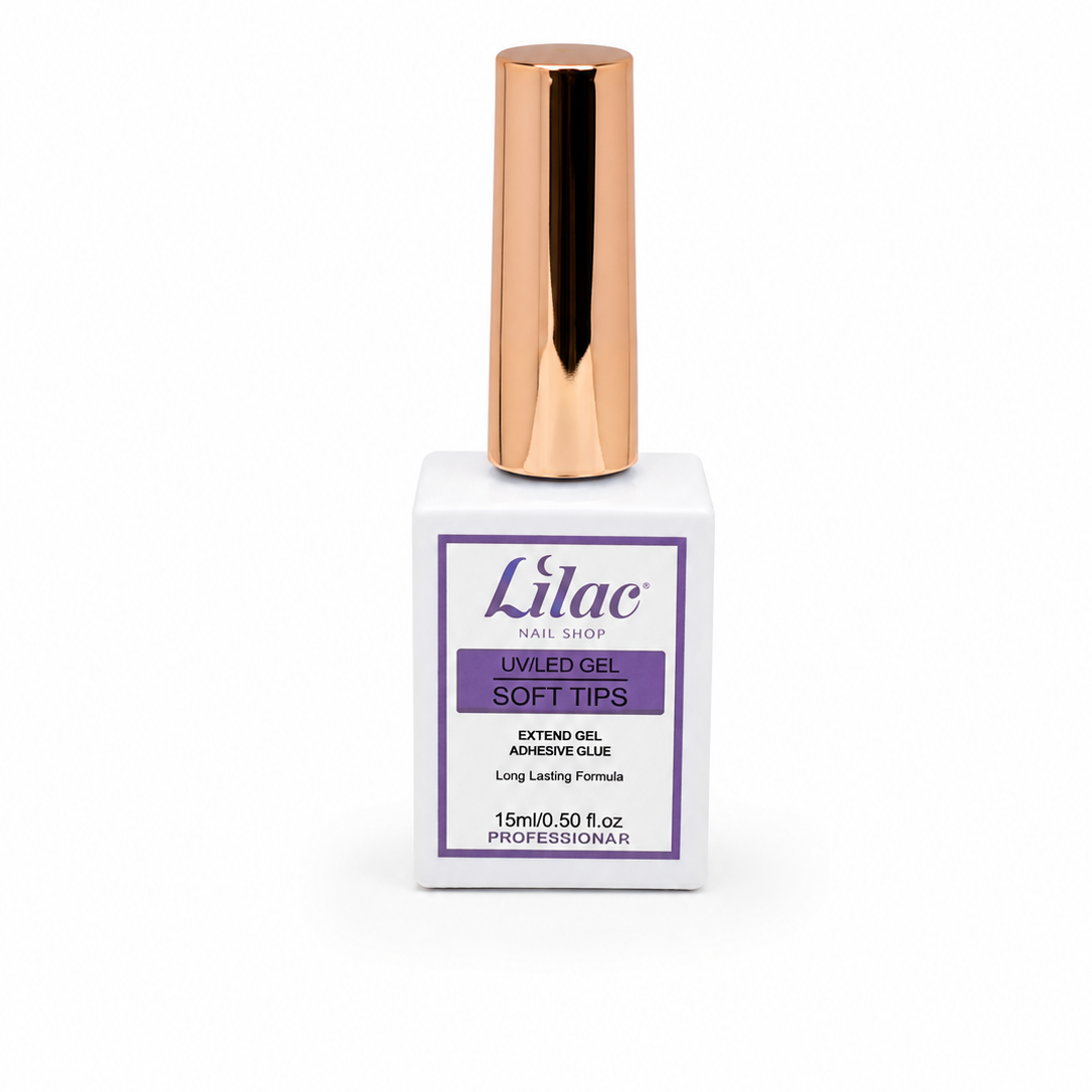 LILAC UV/LED GEL SOFT TIPS GEL GLUE