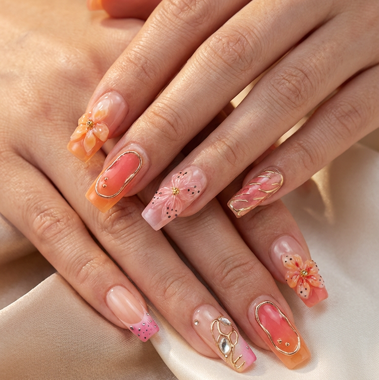 3D CORAL BLOSSOM